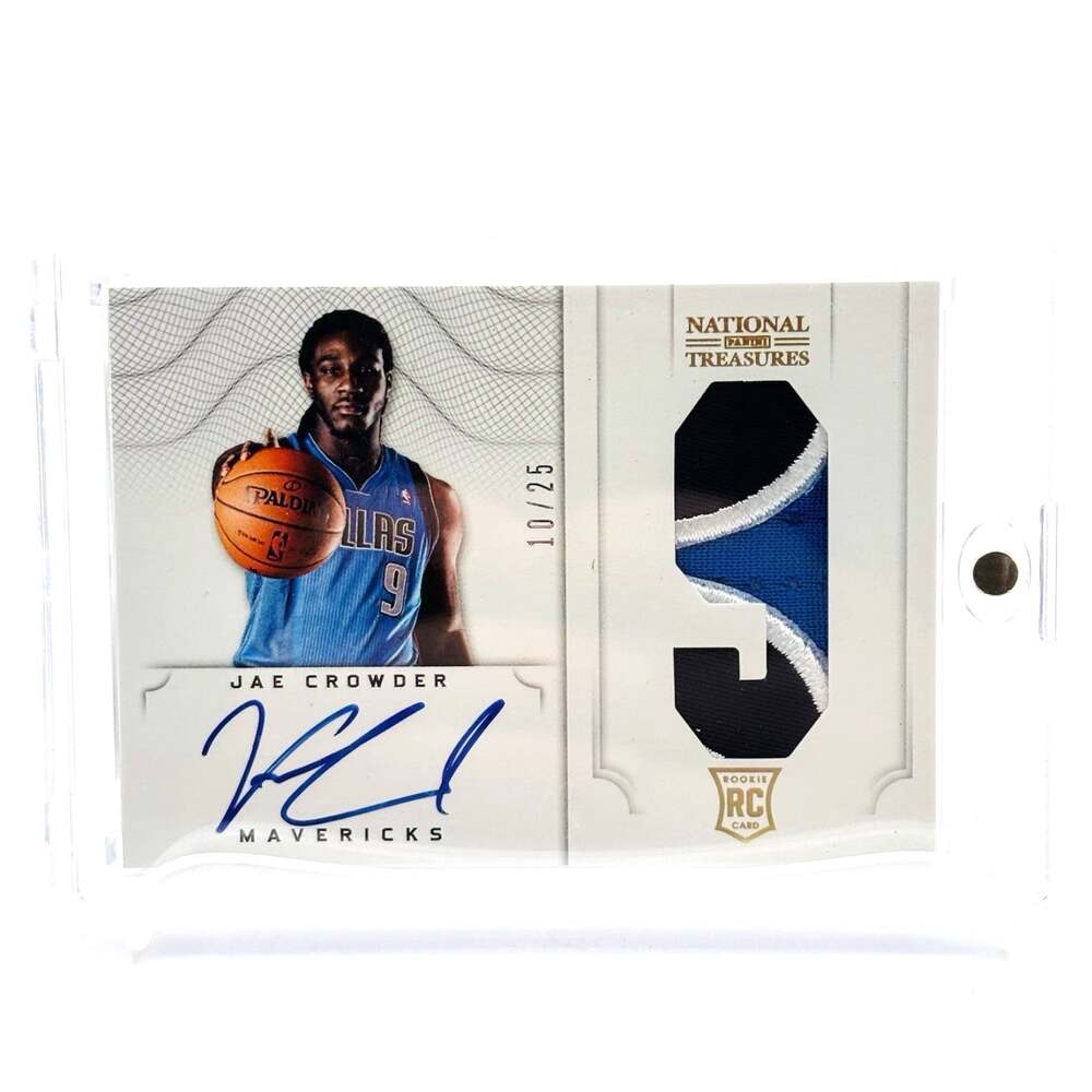 Jae Crowder RPA Card Rookie Patch Auto /25 2012-13 Panini National Treasures
